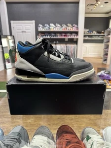 Men's 10 Nike Jordan 3 Retro OG IB8967-004 Rare Air Black Chile Red Neutral Grey - Picture 1 of 5