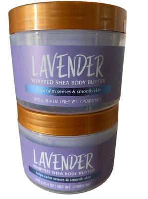 2 X Tree Hut Manteca Corporal de Karité Batida LAVANDA 8.4 OZ Totalmente Nueva DESCONTINUADA Foto 1 de 4