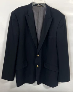 Haggar 1926 Originals 48R Navy Blue Mens Blazer Sport Coat Jacket - Picture 1 of 9