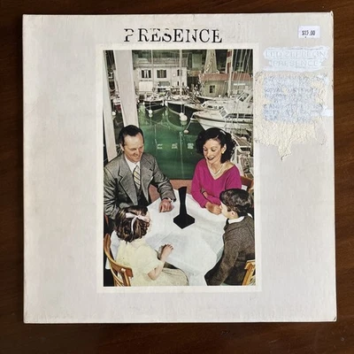 Led Zeppelin – "Presence" 1976 Original Vinyl Record LP Album VG - Image 1 of 4