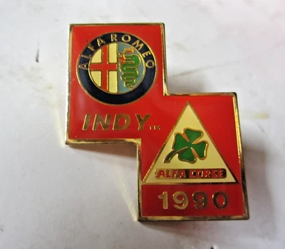 INDYCAR Original 1990 ALFA ROMEO ALFA CORSE Car Racing Hat Pin - Image 1 of 2