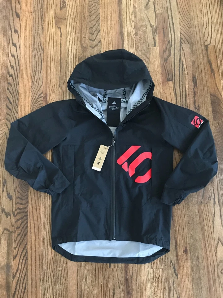 New Five Ten All Mountain RAIN.RDY Jacket  Mens Size SM M L XL 2XL Black GJ8423 - Image 1 of 4