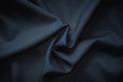 PURE WOOL NAVY BLUE  LUXURY SUPPER SHADOW STRIPE FINE MADE IN ITALY FOR DIOR E72 - Image 1 of 4
