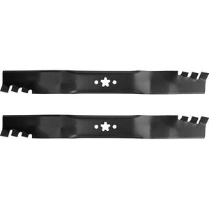2 Pcs Star Center Hole Mower Blade Deck For 22" Husqvarna 58024400 1580244002 - Picture 1 of 6