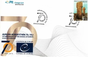 Turkey 2019 70th Anniversary of the Council of Europe FDC - Picture 1 of 1