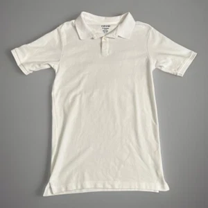 Polo casual Izod ragazzo taglia X-Large tinta unita bianca manica corta - Foto 1 di 8