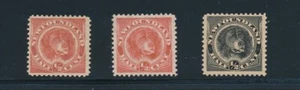 CANADA: NEWFOUNDLAND DOG #56, #57 & #58; MH *NICE LOT - GOOD VALUE* - Picture 1 of 2