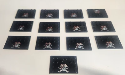 Soporte de placa base de exhibición de minifiguras con tema pirata tocadiscos, compatible con Lego Foto 1 de 3