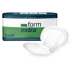 50x Large Incontinence Pads | Forma-Care Easy Form Extra 2400ml Unisex Pads 68cm - Picture 1 of 7