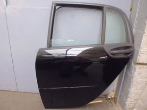 Smart forfour 454 Tür hinten links schwarz jackblack - Bild 1 von 5