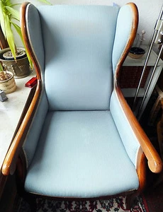 Biedermeier Thron Ohren Sessel Armlehn Sitz Möbel Wing Chair ARMCHAIR antik anti - Bild 1 von 1