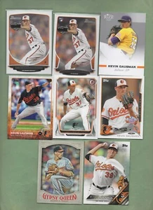 Kevin Gausman (Orioles/Braves.Giants, Blue Jays) 16 Karten Lot mit Rookies und Insert - Bild 1 von 2