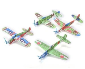 12 pezzi schiuma prop aliante volante alianti aereo bambini 8 pollici spedizione veloce - Foto 1 di 4