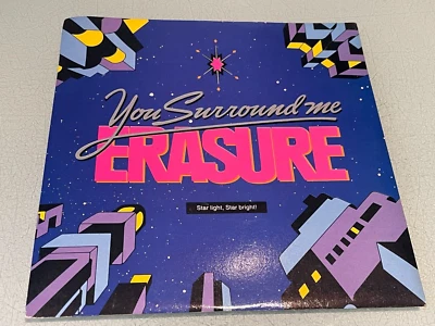 Erasure - You Surround Me - 91 Steps - Vinyl Record 7" Single - 1989 Mute 99 - Image 1 of 4