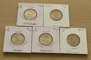 5 US State Quarters (L69P6-10) 5-2005d, Uncirculated Quarters see list - Picture 1 of 4