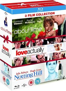 About Time / Love Actually / Notting Hill Box Set Blu-Ray NEW Free Ship in USA
