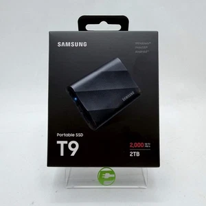 New Samsung Portable T9 2TB USB-C 3.2 Gen 2x2 SSD MU-PG2T0B - Picture 1 of 7