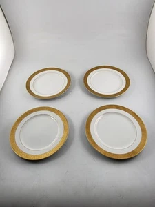 Sango China 3755 Georgetown Gold Rim 6 5/8" Bread & Butter Plates Qty 4 - Picture 1 of 9