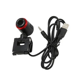 USB2.0 With MIC HD Webcam Web Camera Cam 360° For Computer PC Laptop For Skyp CB - Afbeelding 1 van 8
