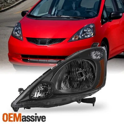 Conjunto izquierdo conductor gris hierro faros halógenos Honda Fit 2009-2014 Foto 1 de 4