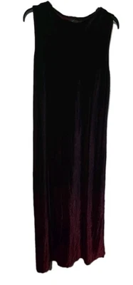 Vintage Kathie Lee Collection Womens Velvet Sleeveless Maxi Dress Small- Medium  - Image 1 of 4