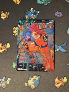 Dragon Ball Super SSG Son Goku BT16-024 Super Raro Reino de los Dioses - Casi Nuevo - Imagen 1 de 6