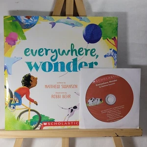 Everywhere, Wonder Paperback With Audio CD by Matthew Swanson Scholastic  - Picture 1 of 4