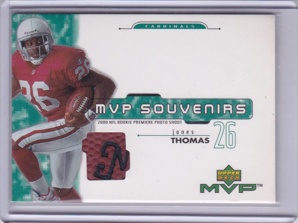 2001 Upper Deck MVP Souvenirs #TJ Thomas Jones Ball - Image 1 of 1