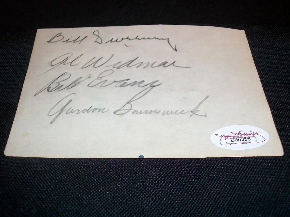 Boston Red Sox Bill Sweeney (d.57) Signed Auto Vintage Album Page JSA SOA AN - Image 1 of 1