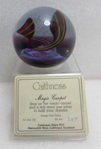 Caithness Glass "Magic Carpet" Ltd Edition Neodymium Paperweight. Colin Terris - Picture 1 of 6
