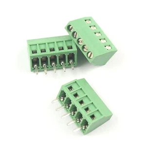 5Pcs 2.54mm 0.1" Universal 5 Pin 5 Poles PCB Screw Terminal Block Connector - Picture 1 of 6