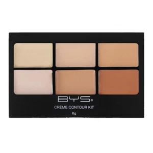 BYS Creme Contour Is Key Creamy Palette 6g Highlight Makeup Cosmetic w/ 6 Shades - Picture 1 of 2