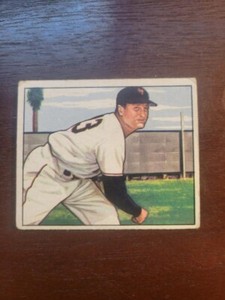 1950 Bowman #199 Jack Kramer VG+ New York Giants Pitcher