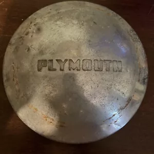 Two 1930's 1940's Plymouth Hubcaps Dog Dish - Picture 1 of 9