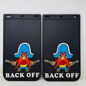 Warner Bross BACK OFF -Paraspruzzi Para Schizzi Auto - Fuoristrada - Vintage - Foto 1 di 11