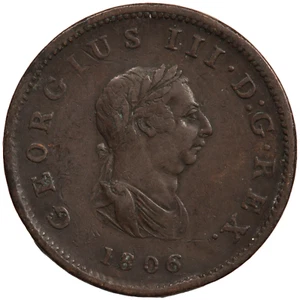 Medio penique George III 1806 (#6285) - Imagen 1 de 2