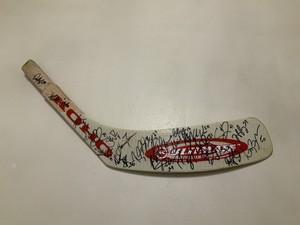 2005-2006 AHL Milwaukee Admirals Autographed Signed Hockey Stick!