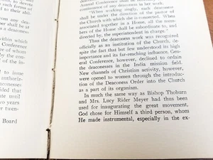 THE DEACONESS MOTHERHOUSE BY REV. CHRISTIAN GOLDER 1907, MINNIE DRAHER's BOOK - Picture 1 of 1