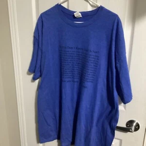 T-shirt uomo XL blu "non sai jack schitt"2XL - Foto 1 di 2