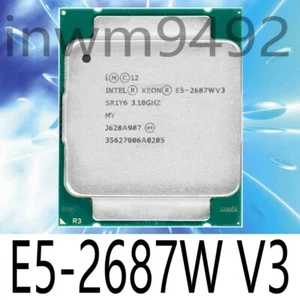 Intel Xeon E5-2687W V3 3.1Ghz 10Core SR1Y6 160W LGA 2011-3 Server CPU Processor - Picture 1 of 1