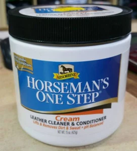 Absorbine Horseman's One Step Cream Leather Cleaner and Conditioner - Picture 1 of 1