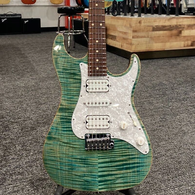 Guitarra Eléctrica Exclusiva Suhr Standard Plus Custom Firehouse Guitars, Verde Foto 1 de 4