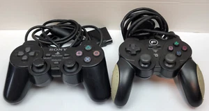 Sony PlayStation 2 Controllers Lot Of 2 - Picture 1 of 8