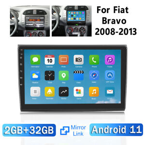 32G 9" Android 11 For Fiat Bravo 2008-2013 Car Stereo Radio GPS WIFI MP5 Player