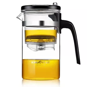 Teekanne 500ml Filtersieb All-in-one-Set Tee und Kaffee -ausbaubares Filtersieb - Bild 1 von 9