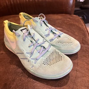 Nike Focus Flyknit Women's Running Sneakers Sea Foam Green Blue Size 8 Shoes - Picture 1 of 20
