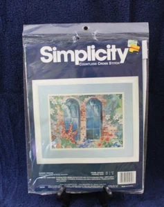 Simplicity Countless Cross Stitch Kit - Garden Window - Picture 1 of 2