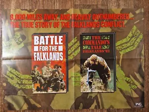 Schlacht um die Falklandinseln/Die Commandos Geschichte, PVG Videos Werbeposter B15373 - Bild 1 von 1