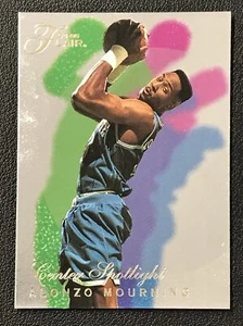 1994-95 Flair #2 Alonzo Mourning Charlotte Hornets Center Spotlight - Picture 1 of 2