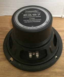 Community 8" Woofer Low Frequency Driver Speaker 8Ω @ 100/250w CPL 23 / 27 USA - Picture 1 of 3